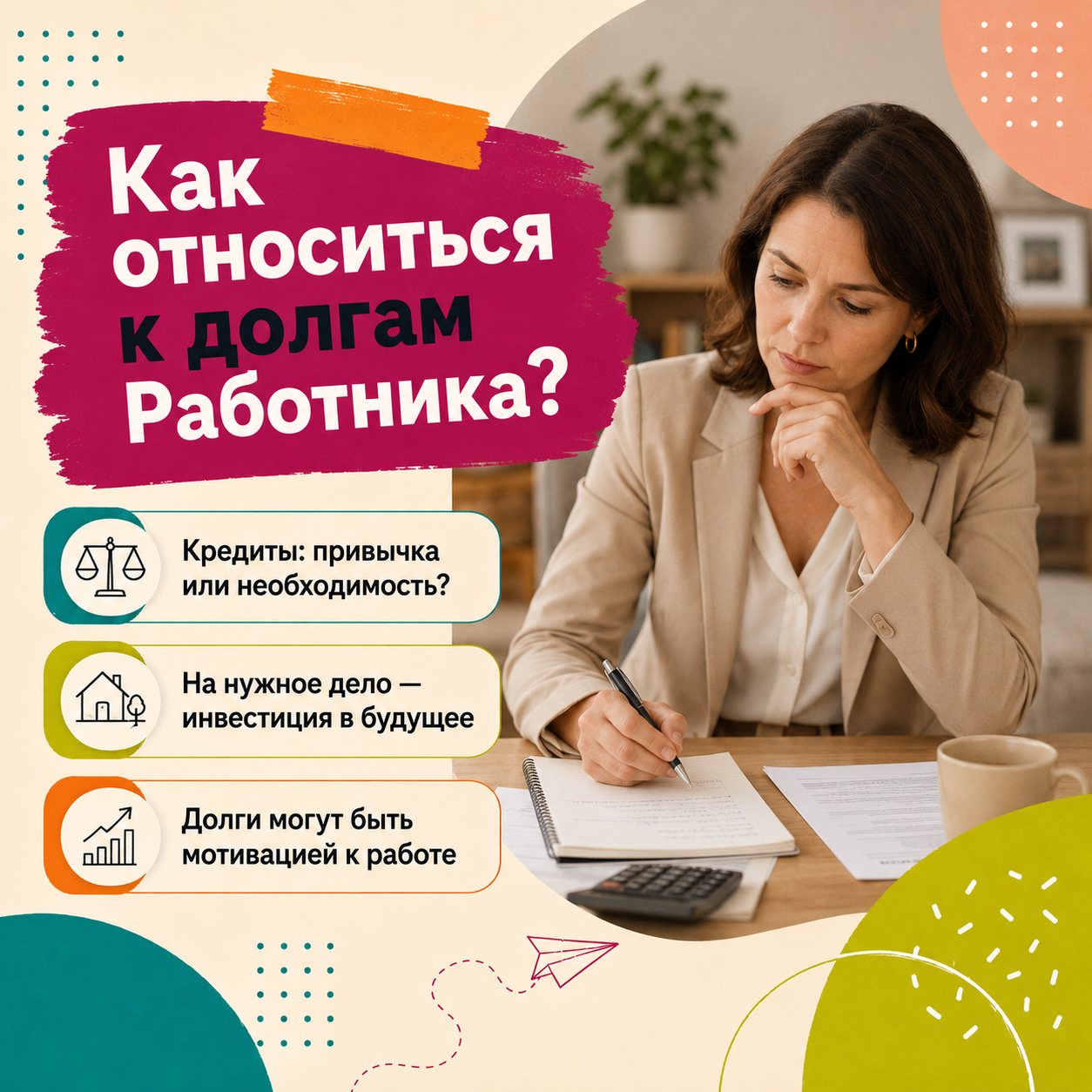 Кредиты у работника: повод для отказа или признак высокой мотивации к работе?