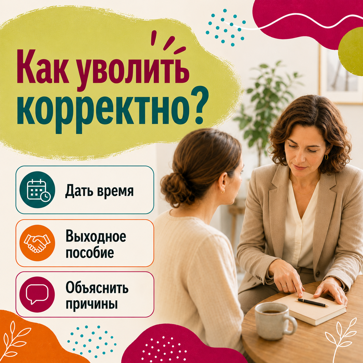 Как корректно уволить няню: деликатные формулировки и честные способы расставания