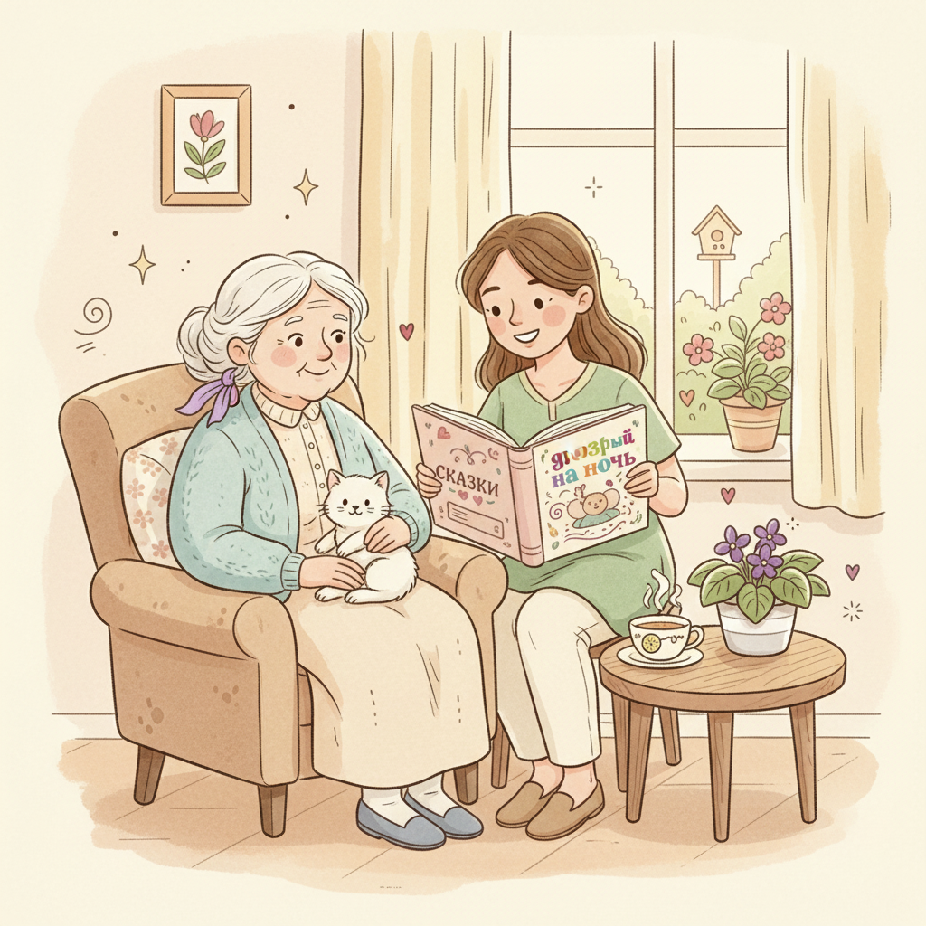 Почему сиделка для пожилого человека — это забота, а не повод для чувства вины